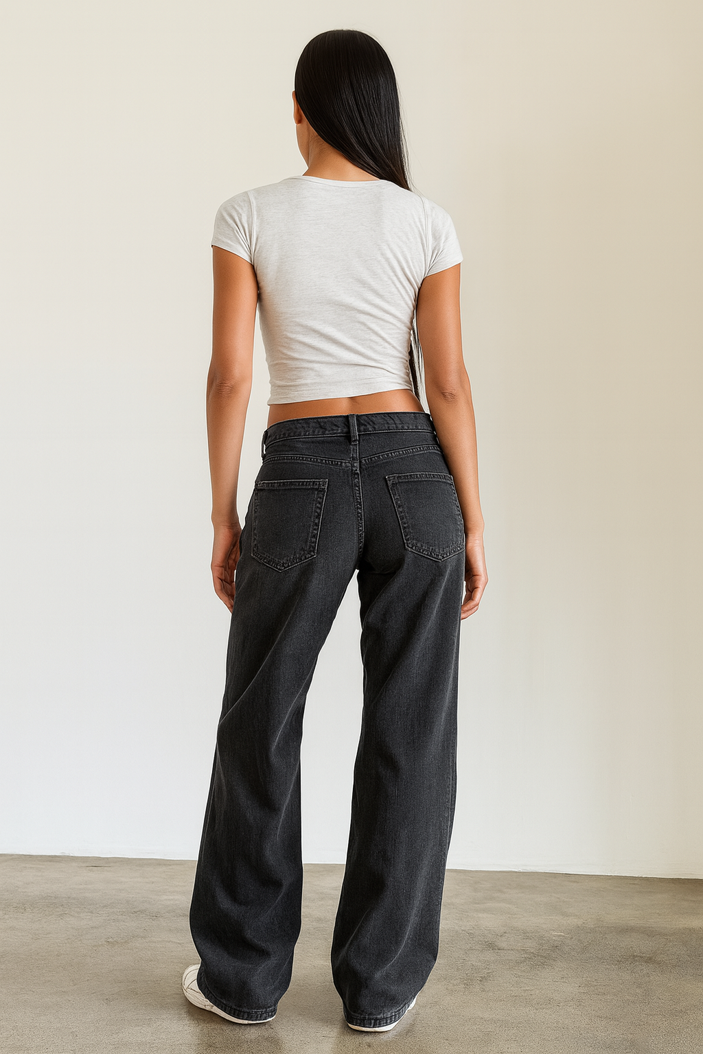 Women’s Casual Low Rise Baggy Cut Jeans | Loose Fit