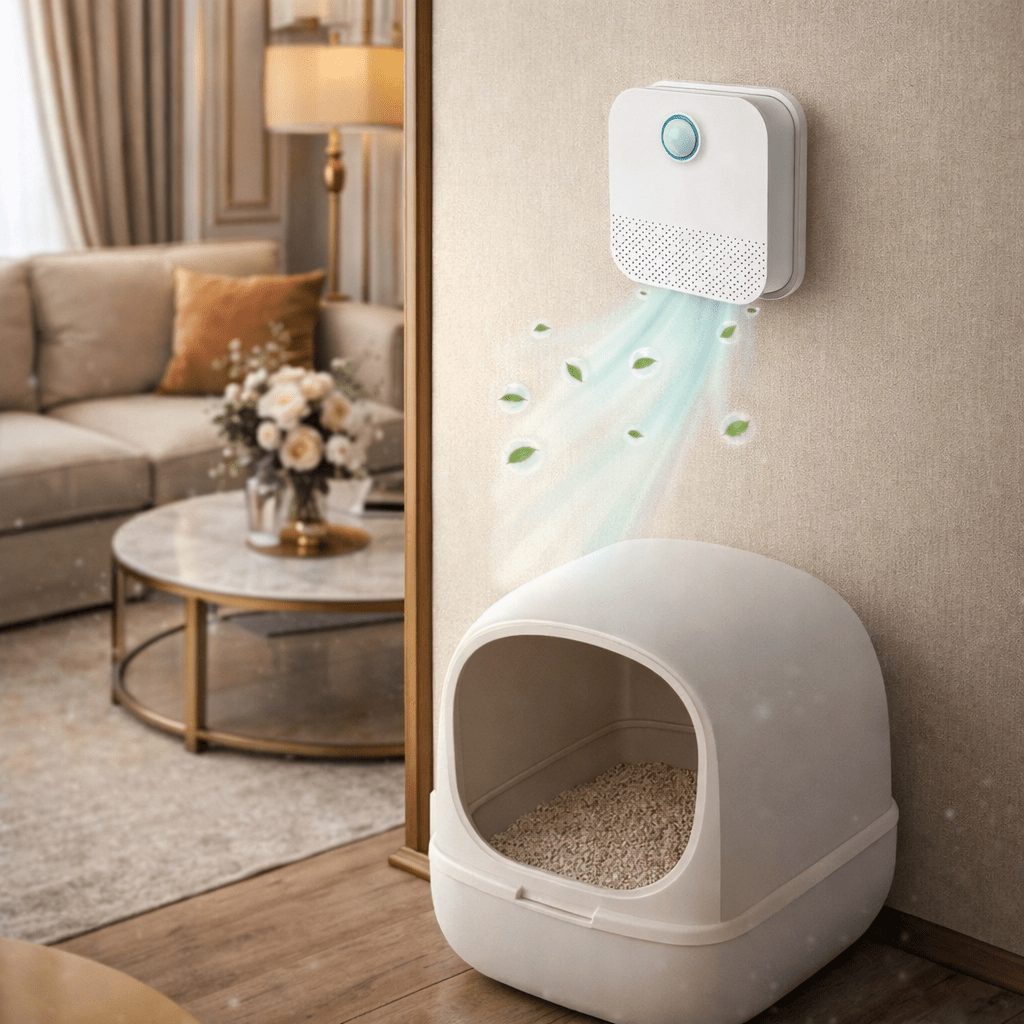 Motion Sensor Odor Neutralizer for Cat Litter Boxes