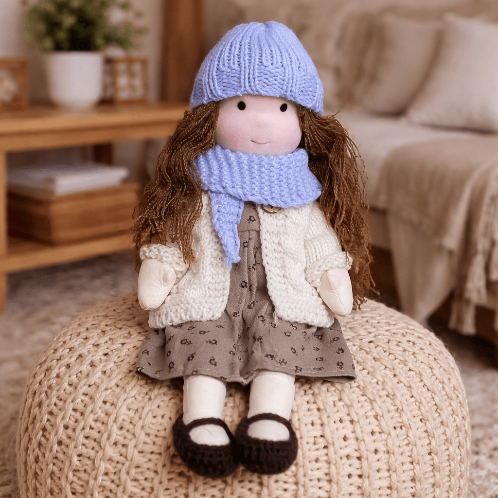 Handcrafted Cotton Doll for Imaginative Play