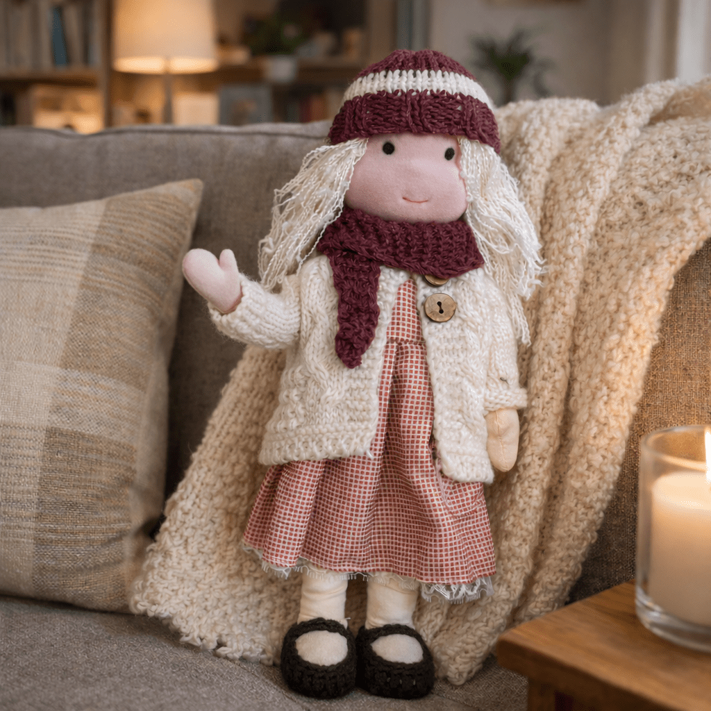 Handcrafted Cotton Doll for Imaginative Play