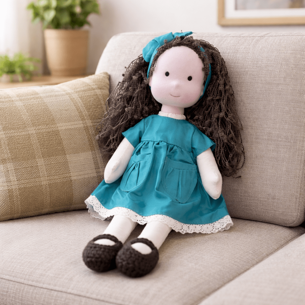 Handcrafted Cotton Doll for Imaginative Play