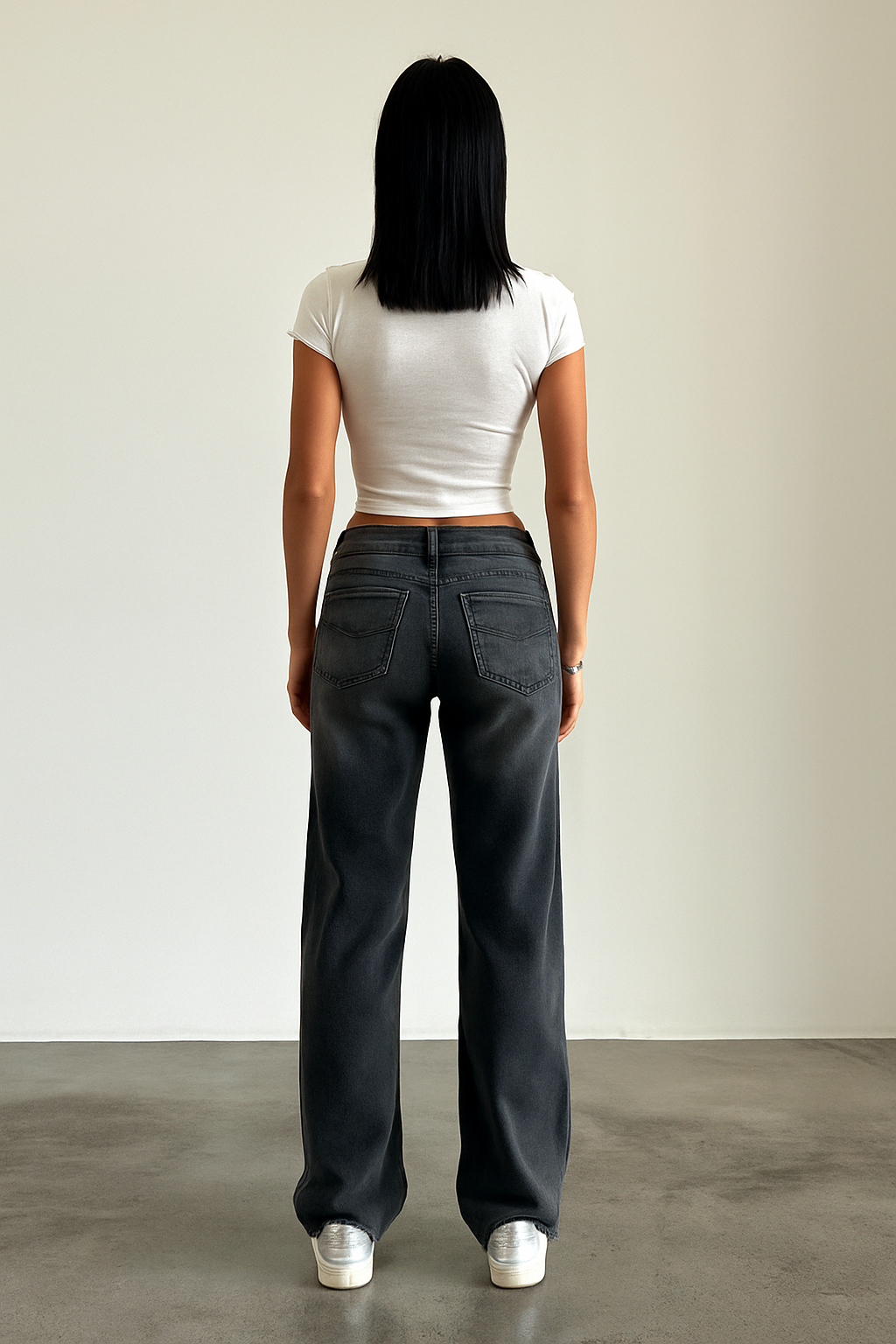 Women’s Casual Low Rise Baggy Cut Jeans | Loose Fit