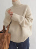 Women's Elegant Turtleneck Sweater | Warm