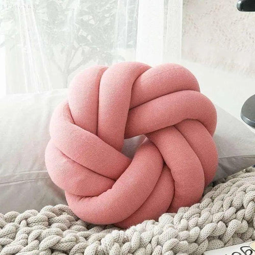 Cozy Cotton Knot Pillow