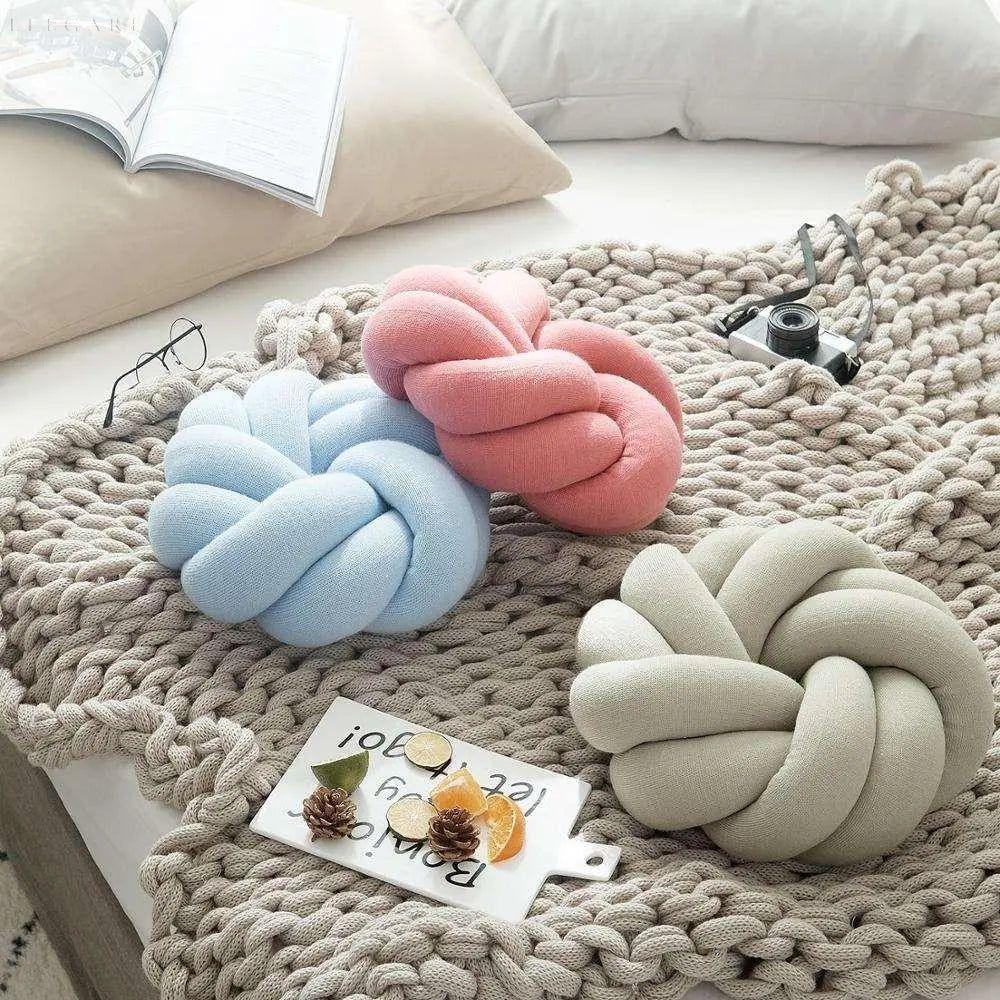 Cozy Cotton Knot Pillow