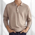 Men's Jumper Polo Shirt | Long Sleeve