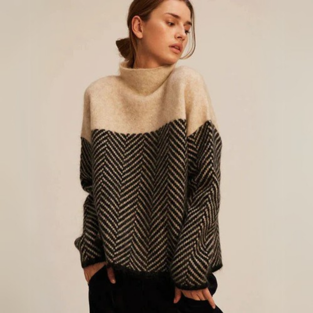 Women's Oversized Turtleneck Sweater | Warm