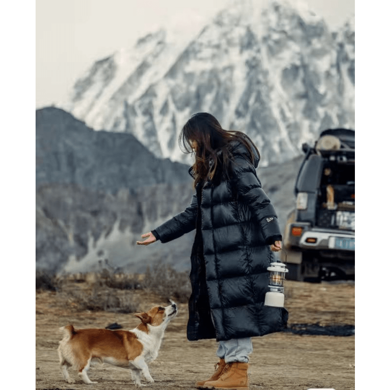 Women's Long Down Winter Jacket | Waterproof