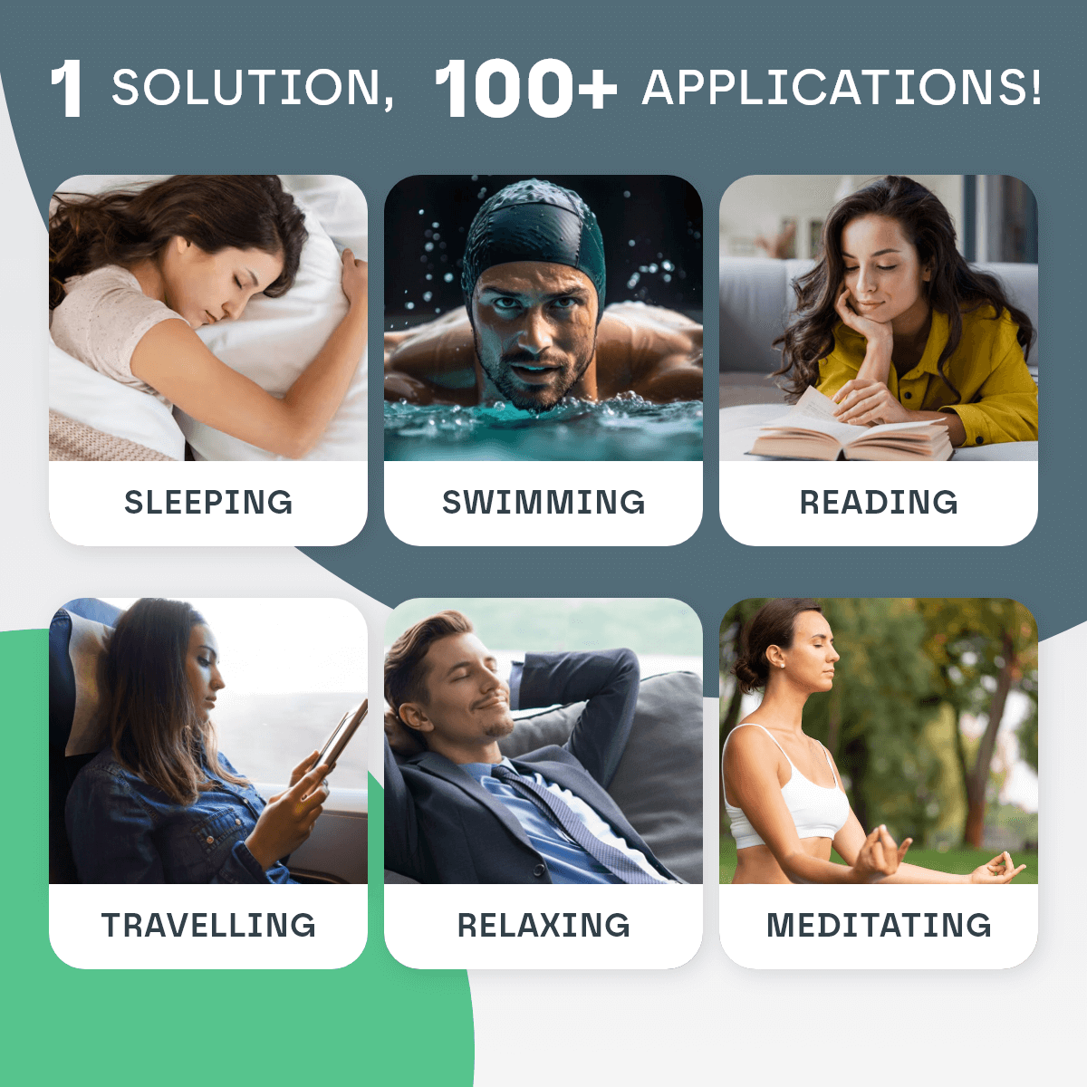 Noise-Reducing Sleep Ear Plugs with 33 dB Protection for All-Night Comfort