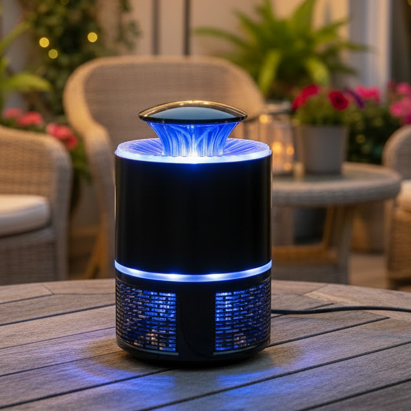 Quiet UV Mosquito Trap with USB Connectivity and Shock-Resistant Design