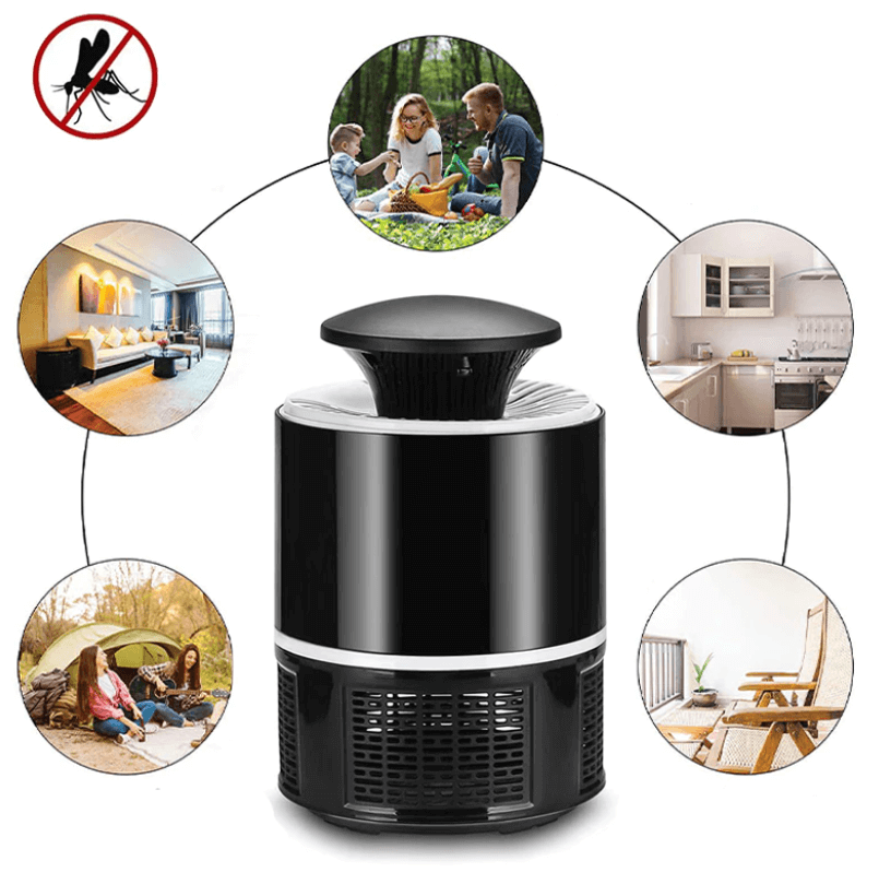 Quiet UV Mosquito Trap with USB Connectivity and Shock-Resistant Design