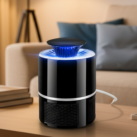 Quiet UV Mosquito Trap with USB Connectivity and Shock-Resistant Design