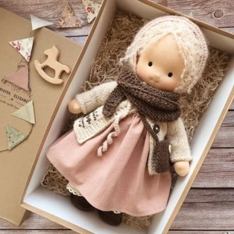 Handcrafted Cotton Doll for Imaginative Play