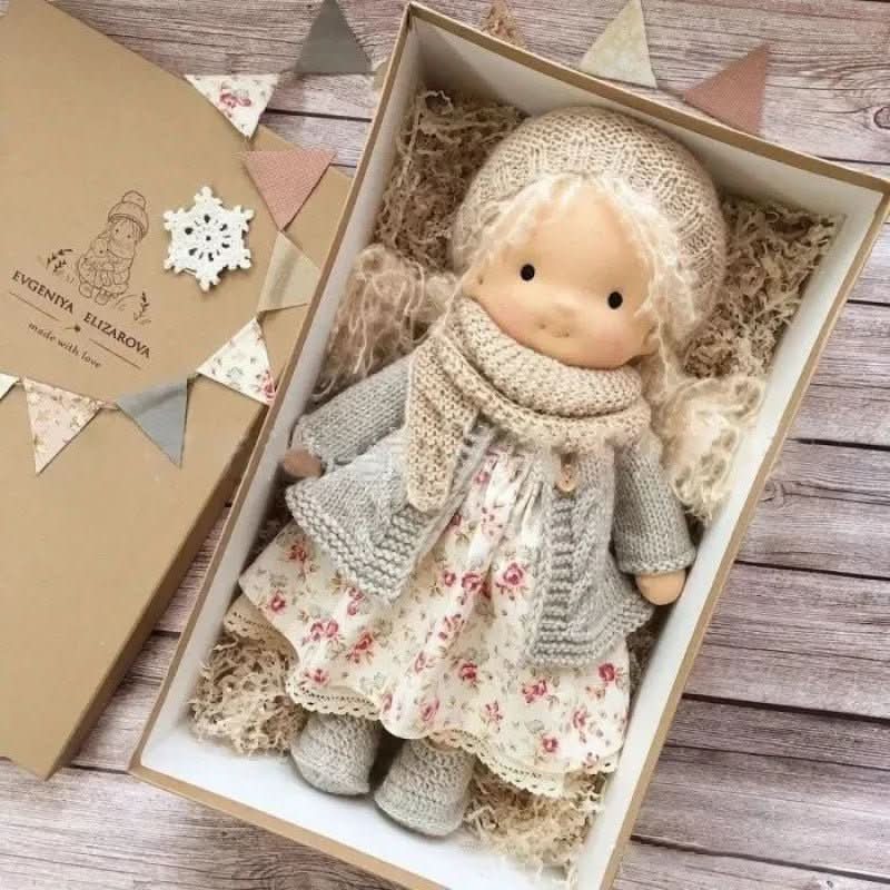 Handcrafted Cotton Doll for Imaginative Play