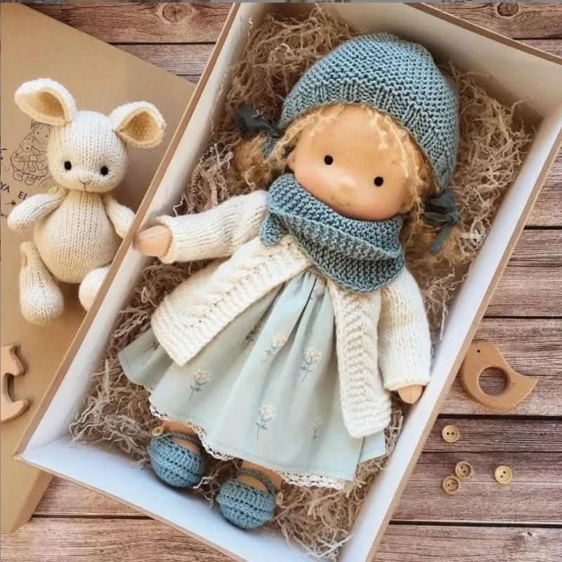 Handcrafted Cotton Doll for Imaginative Play