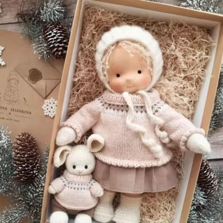 Handcrafted Cotton Doll for Imaginative Play