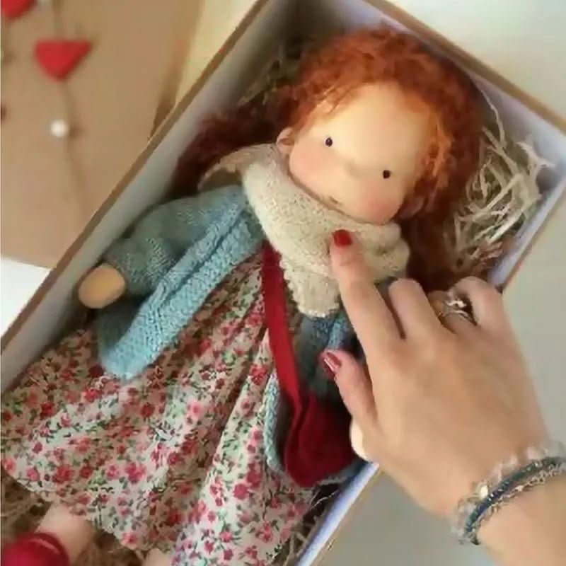 Handcrafted Cotton Doll for Imaginative Play