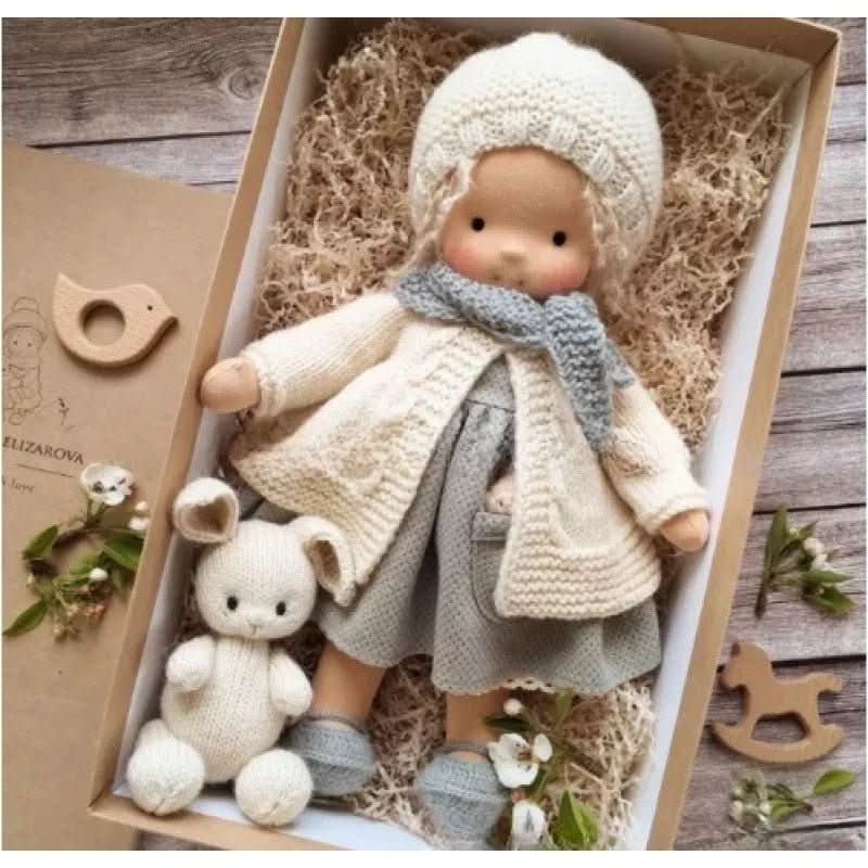 Handcrafted Cotton Doll for Imaginative Play