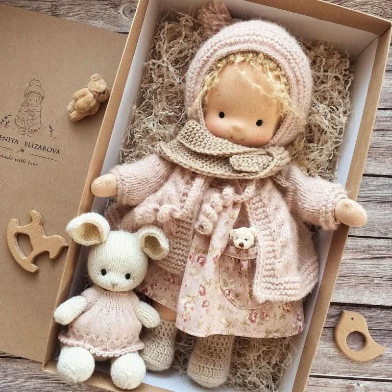 Handcrafted Cotton Doll for Imaginative Play