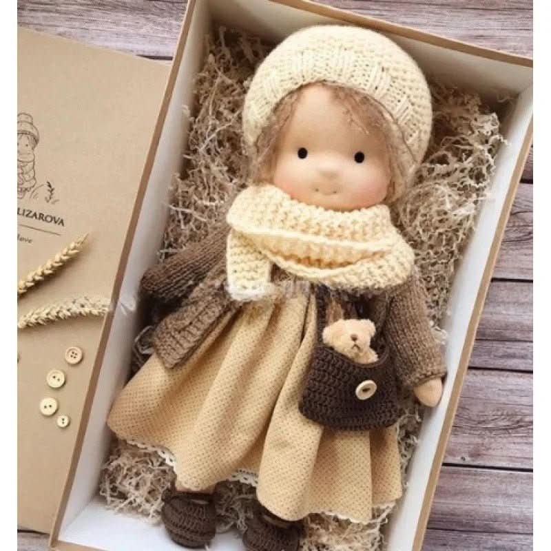 Handcrafted Cotton Doll for Imaginative Play