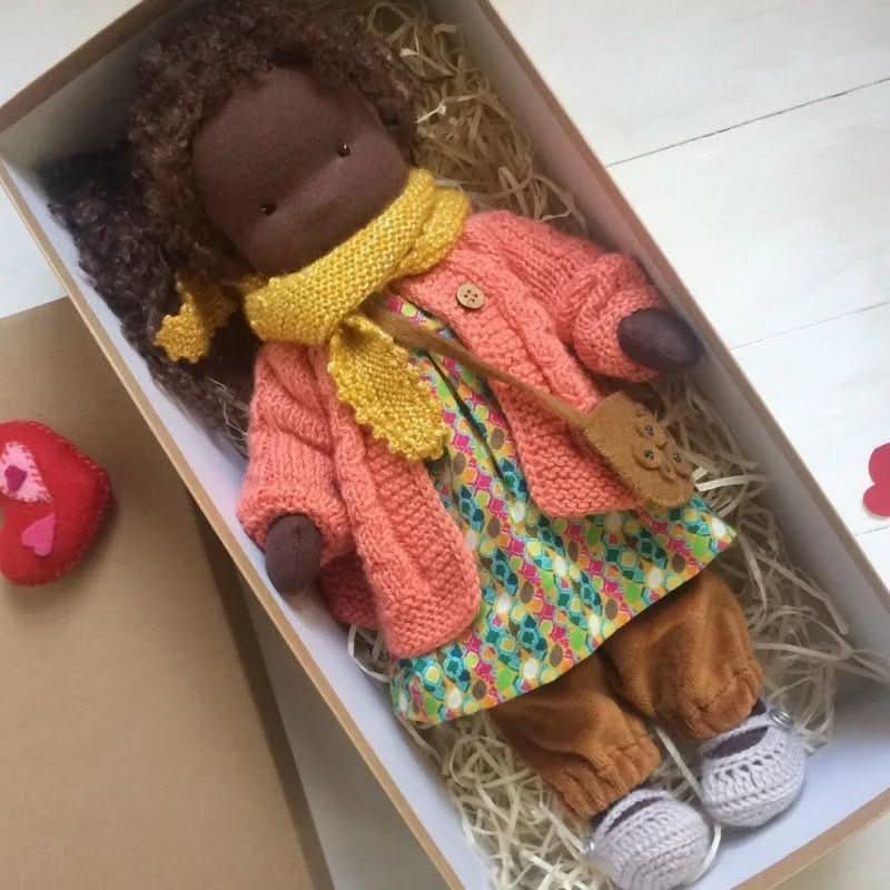 Handcrafted Cotton Doll for Imaginative Play