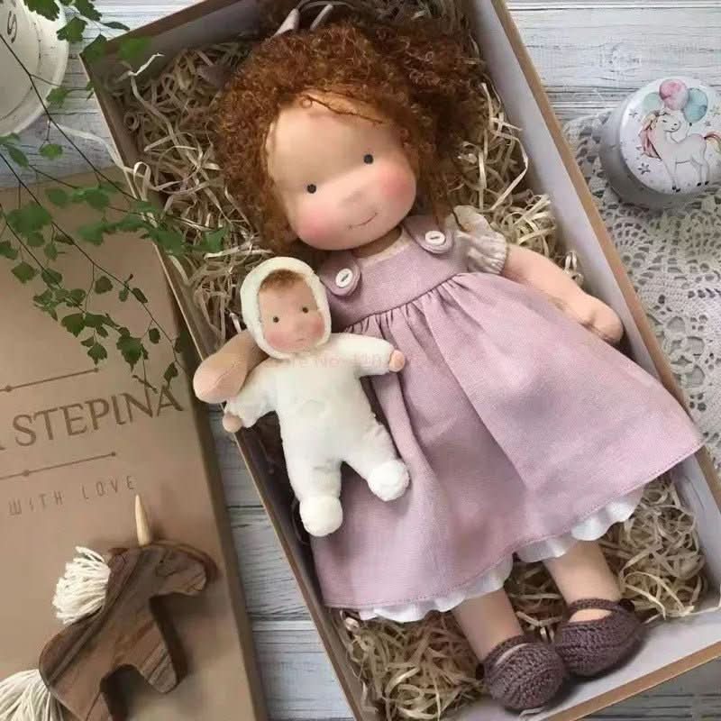 Handcrafted Cotton Doll for Imaginative Play