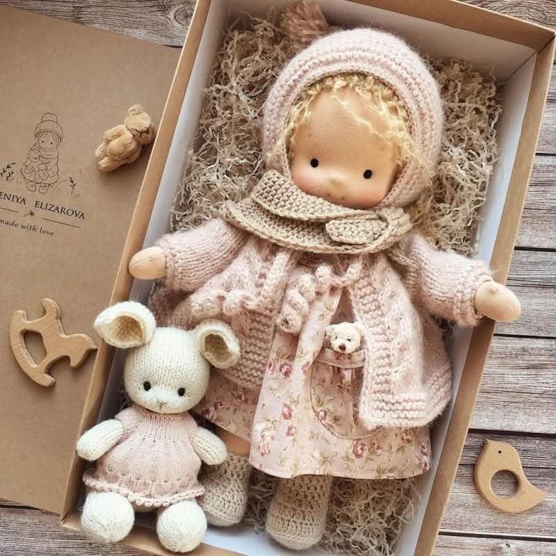Handcrafted Cotton Doll for Imaginative Play