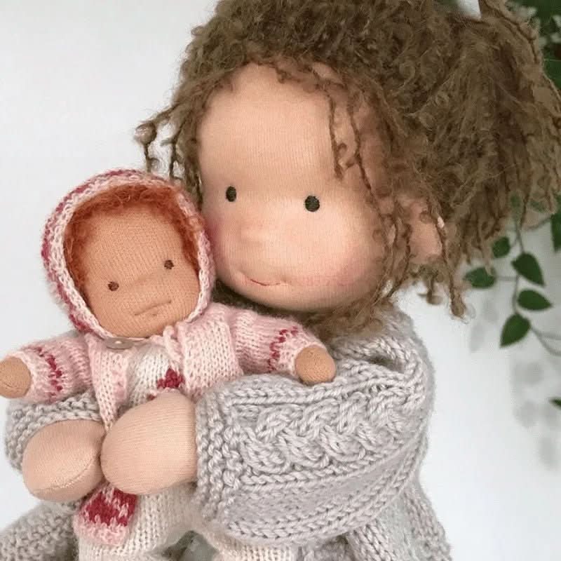 Handcrafted Cotton Doll for Imaginative Play