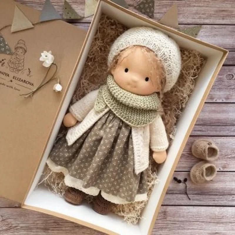 Handcrafted Cotton Doll for Imaginative Play