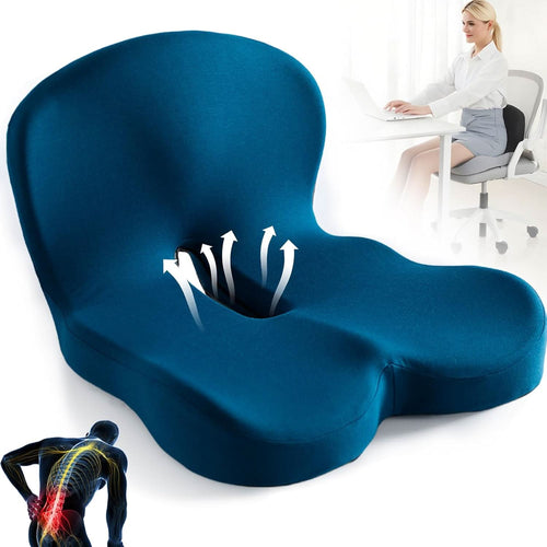 Ergonomic Lumbar Support Cushion for Office and Car Seating