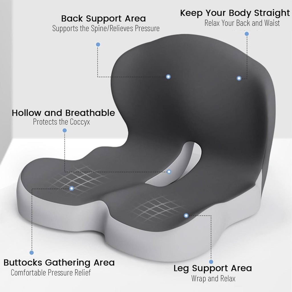 High-Quality Memory Foam Cushion for Improved Posture and Comfort