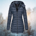 Women's Hooded Long Winter Jacket | Warm
