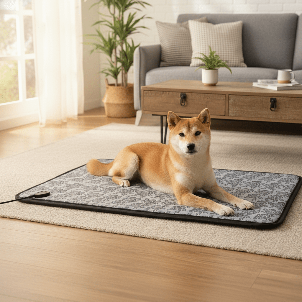 Temperature-Controlled Waterproof Electric Heating Pad for Pets