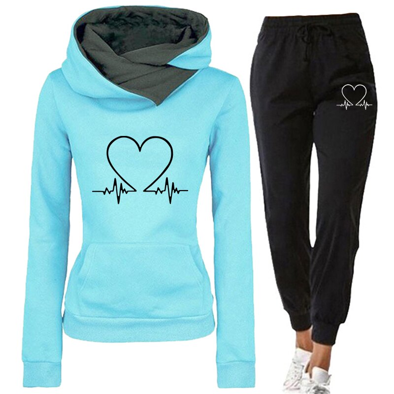 Women's Warmer Jogging Suit | Heart