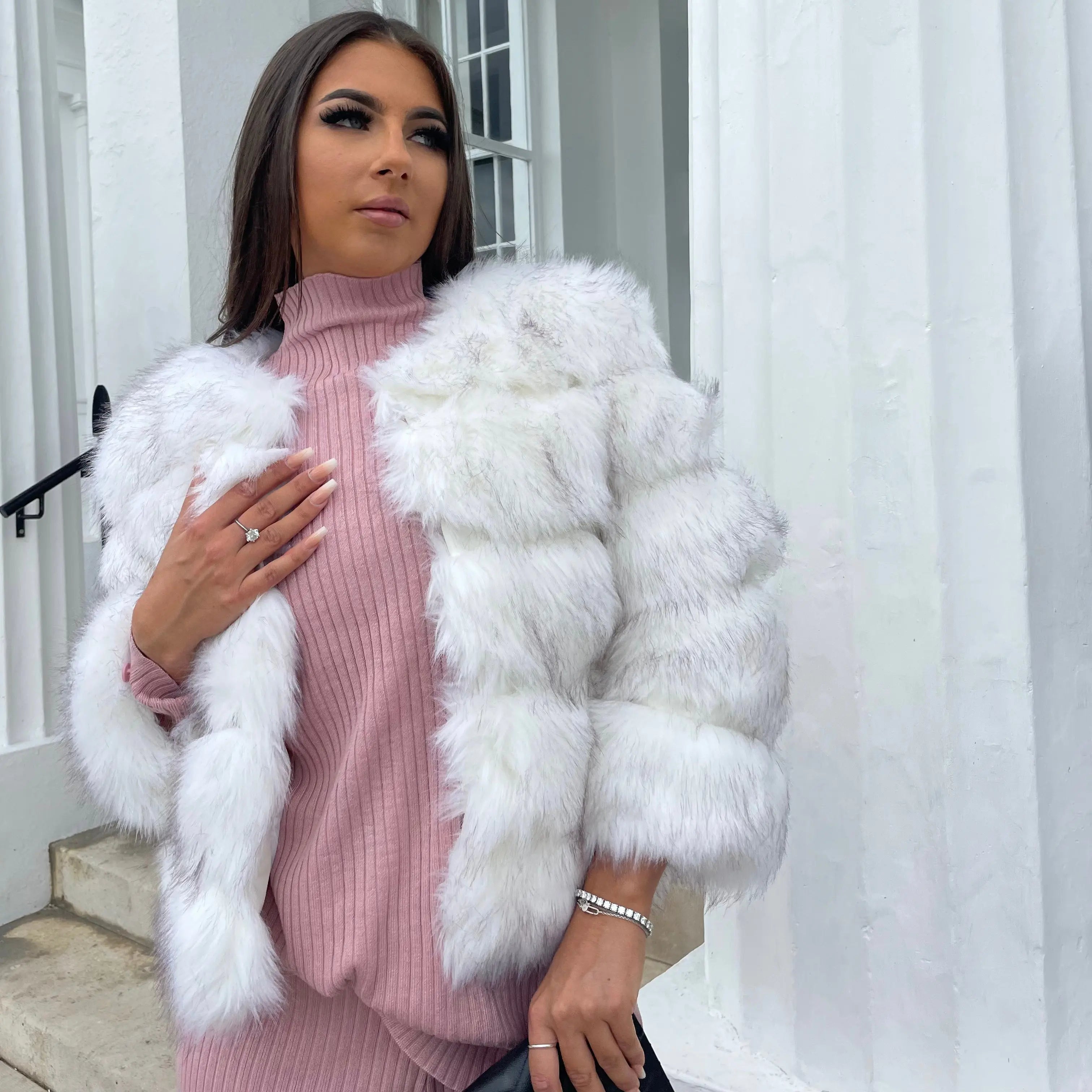 Women's Faux Fur Winter Jacket | Elegant
