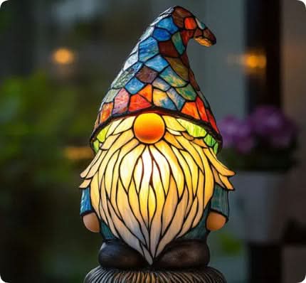 Artistic LED Night Light – Glimmering Dog Breed Figurine