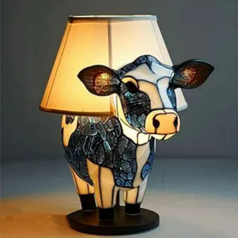 Artistic LED Night Light – Glimmering Dog Breed Figurine