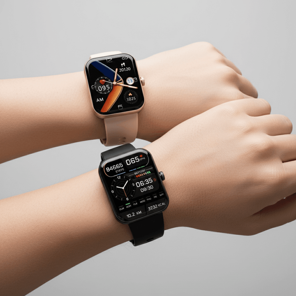 Health Monitoring Watch – Non-Invasive Blood Sugar Measurement and Real-Time Vital Signs Tracking