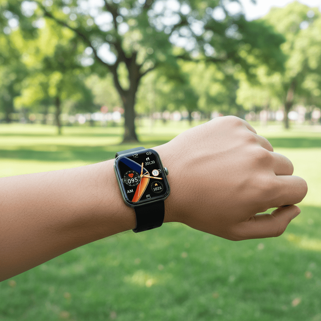 Health Monitoring Watch – Non-Invasive Blood Sugar Measurement and Real-Time Vital Signs Tracking