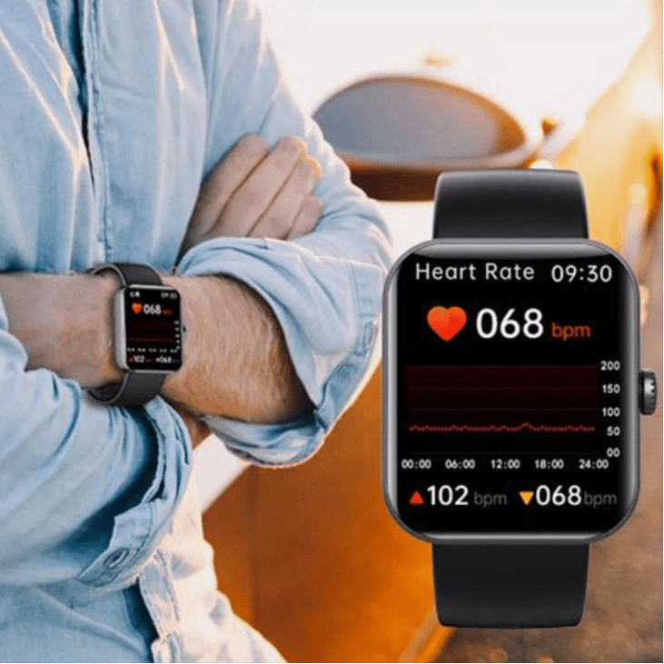 Health Monitoring Watch – Non-Invasive Blood Sugar Measurement and Real-Time Vital Signs Tracking