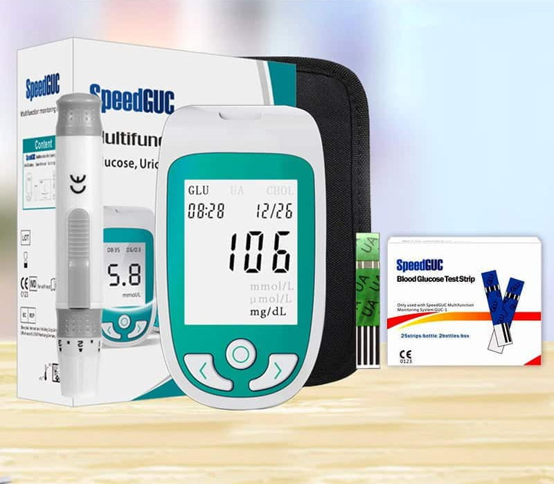 Health Monitor for Cholesterol, Glucose, and Uric Acid Levels