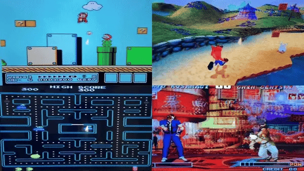 64GB Retro Gaming Console with 2 Controllers - Over 20,000 Classic Games