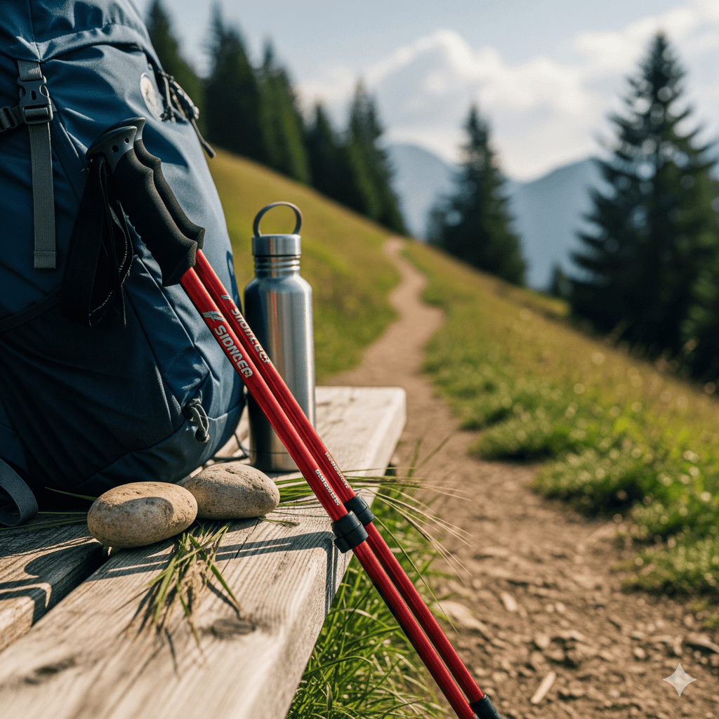 Versatile Trekking Poles for Improved Stability and Comfort