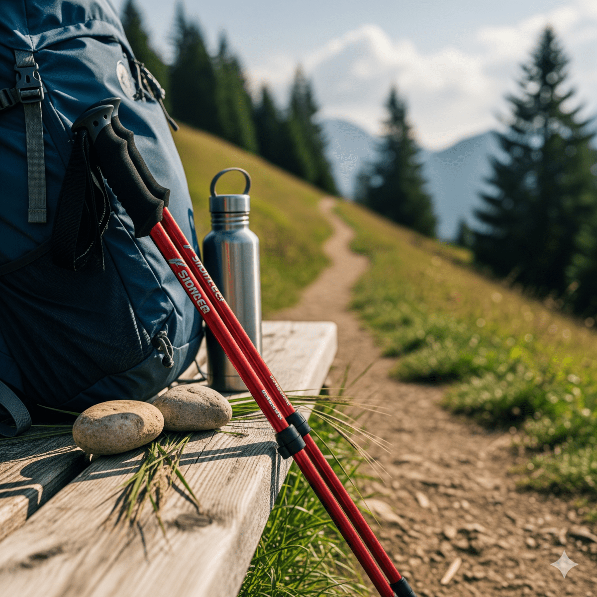 Versatile Trekking Poles for Improved Stability and Comfort
