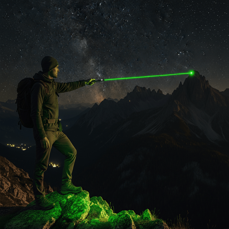 High-Performance Laser Pointer with Adjustable Focus