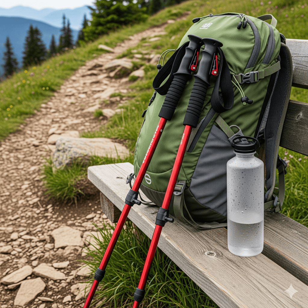 Versatile Trekking Poles for Improved Stability and Comfort