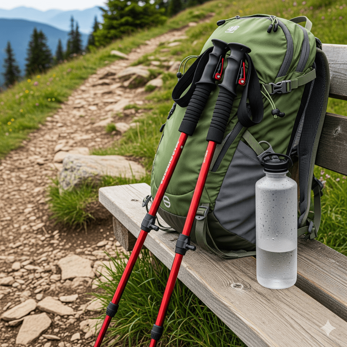 Versatile Trekking Poles for Improved Stability and Comfort