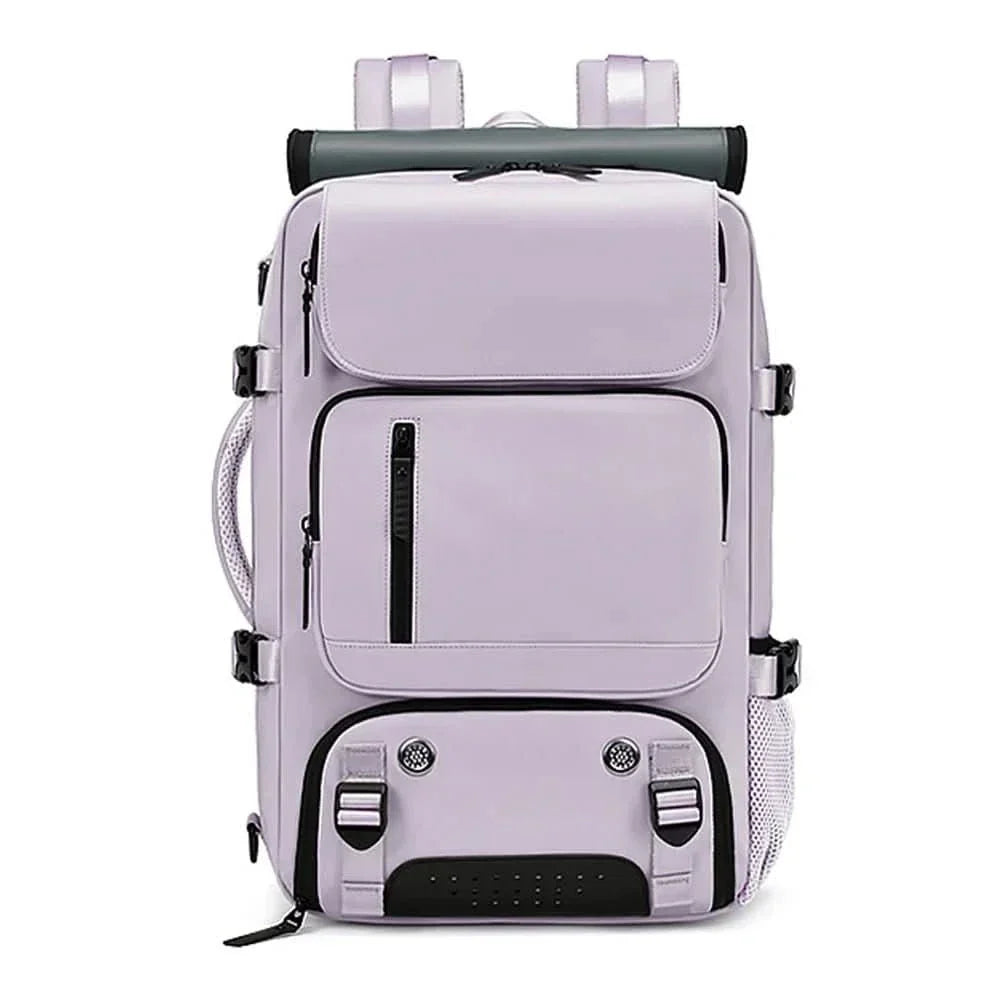 Spacious Waterproof Travel Backpack with USB Charging Port