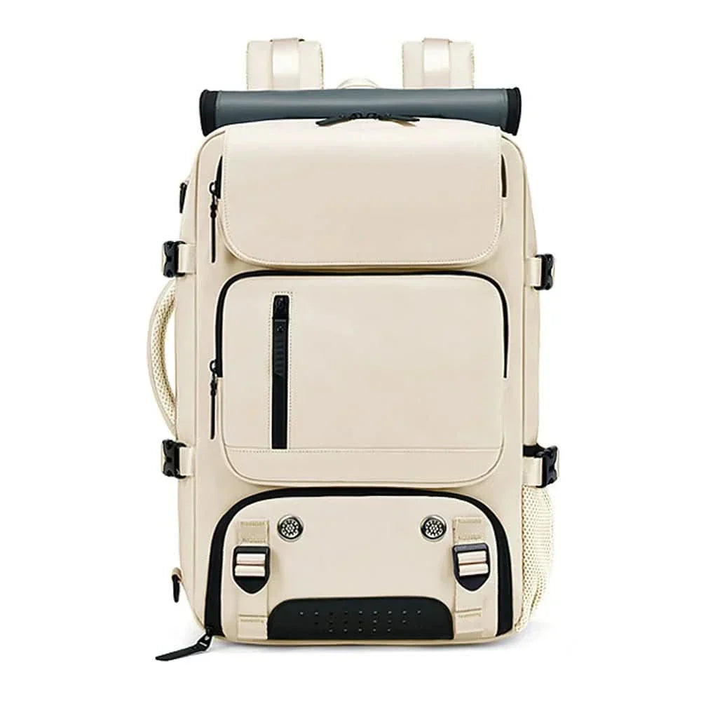 Spacious Waterproof Travel Backpack with USB Charging Port