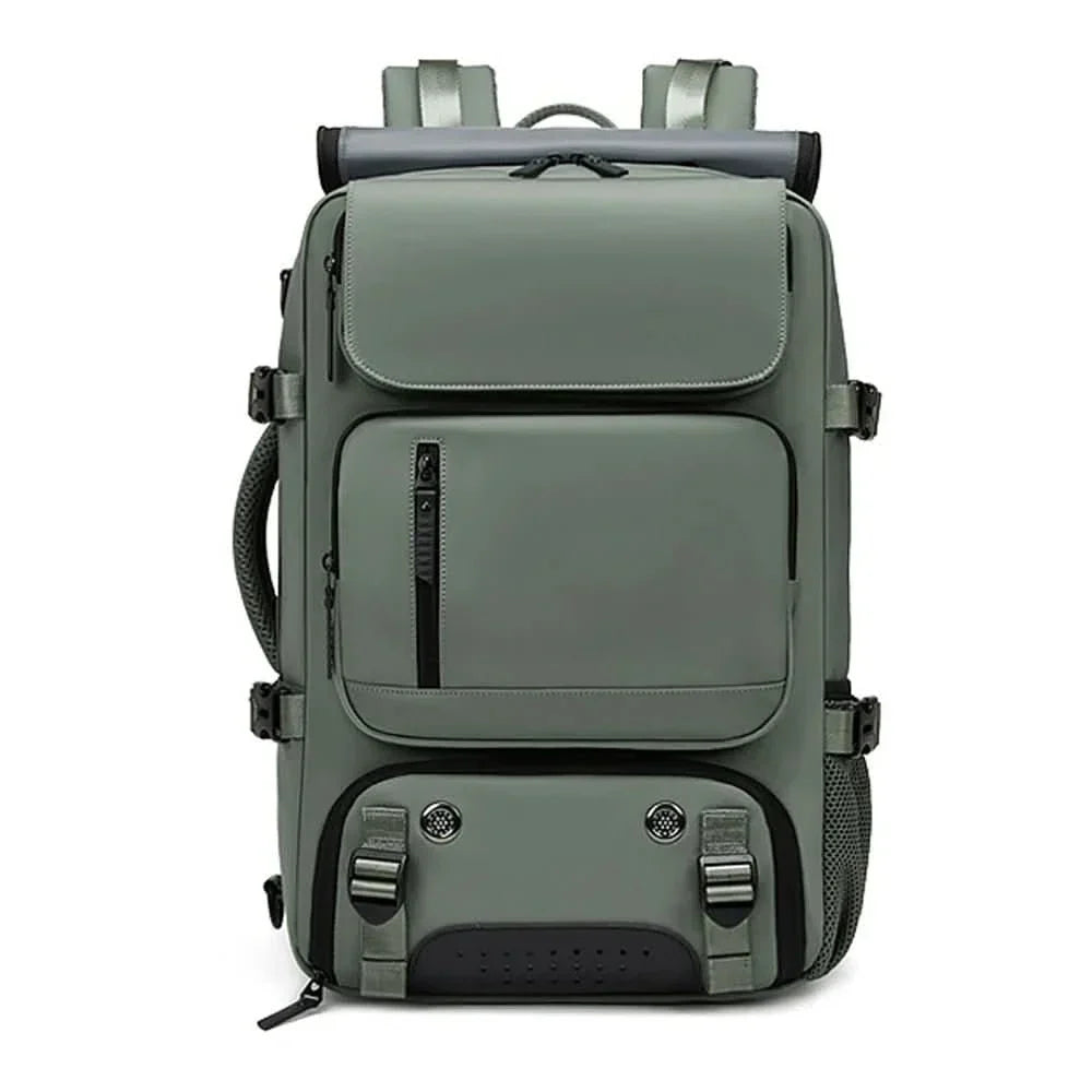Spacious Waterproof Travel Backpack with USB Charging Port